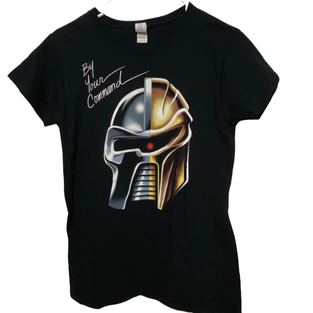 Vintage Daft Punk By Your Command Black Women’s L T-Shirt Minty